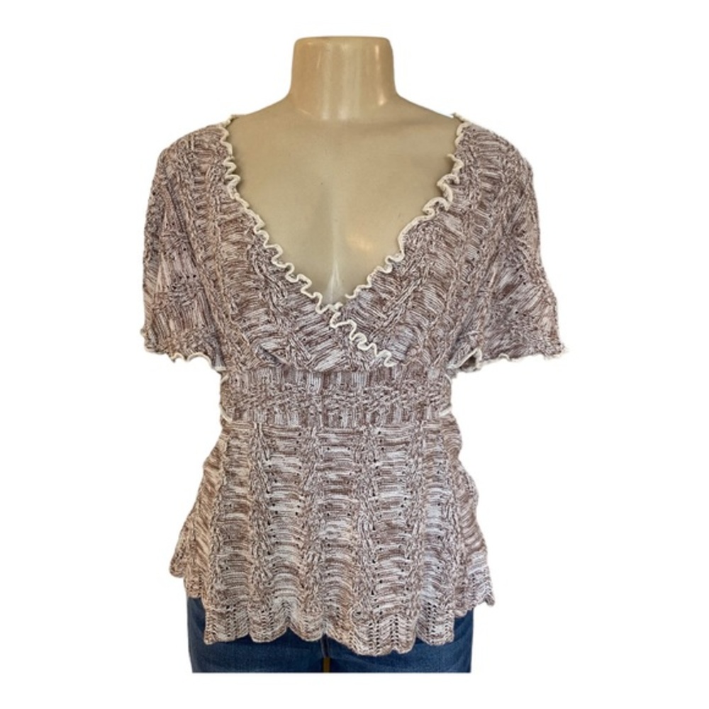 Grace Elements vintage, crochet shirt, size S‎